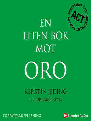 cover image of En liten bok mot oro